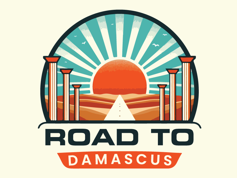 Road to Damascus logo design by oindrila chakraborty