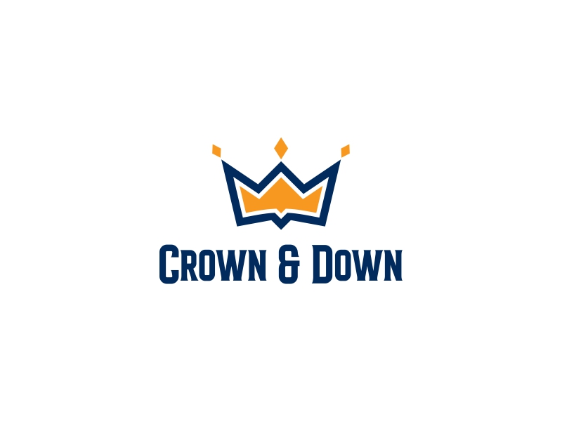 Crown & Down logo design by artery