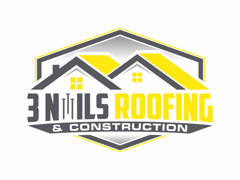 3 Nails Roofing & Construction logo design by qqdesigns
