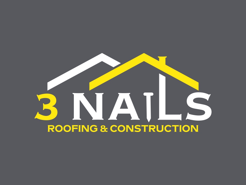 3 Nails Roofing & Construction logo design by qqdesigns