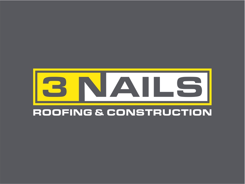3 Nails Roofing & Construction logo design by cintoko