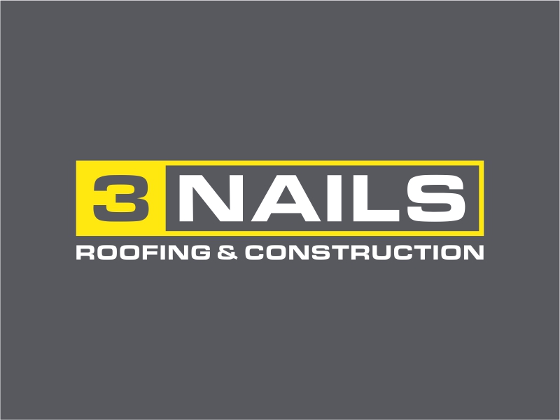 3 Nails Roofing & Construction logo design by cintoko