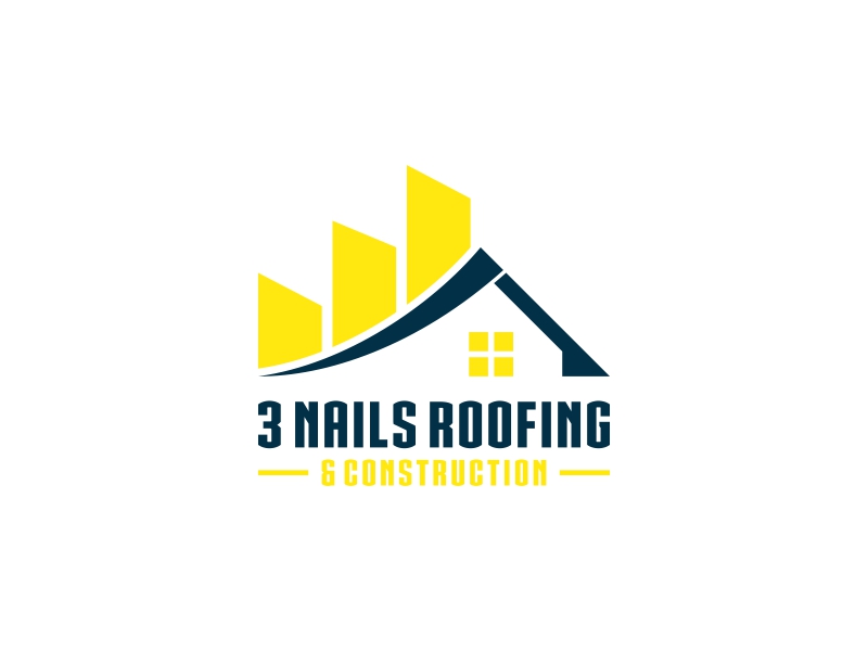 3 Nails Roofing & Construction logo design by artery