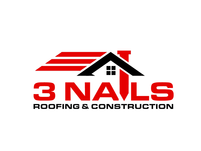 3 Nails Roofing & Construction logo design by senja03