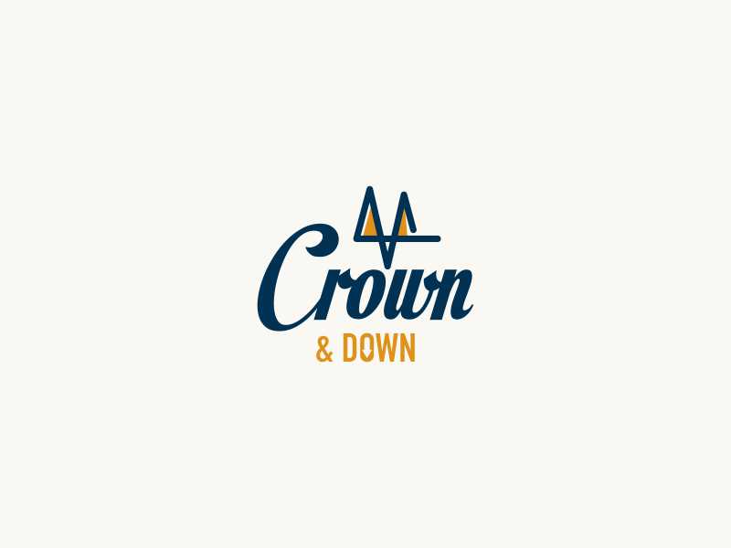 Crown & Down logo design by Gedibal