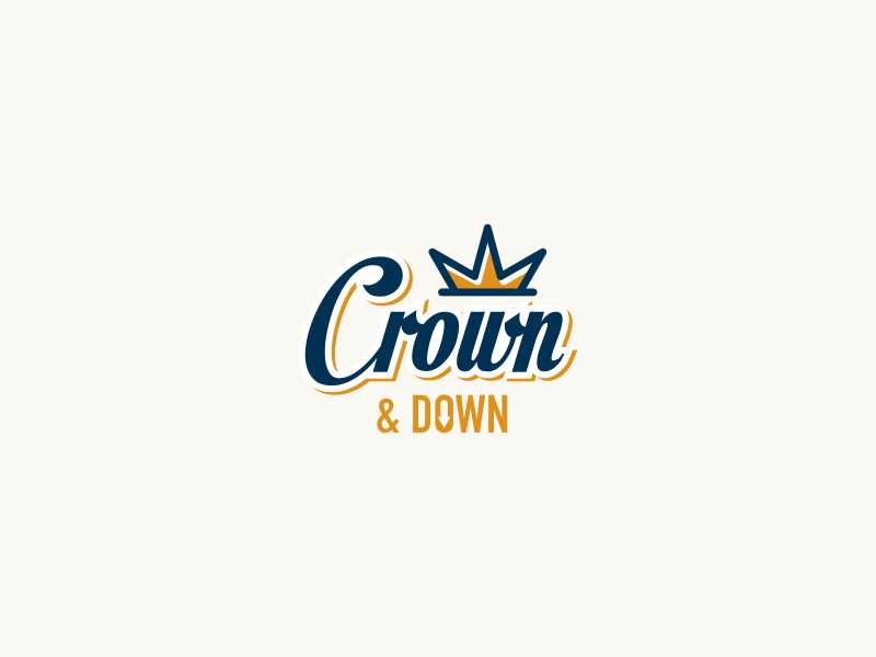 Crown & Down logo design by Gedibal