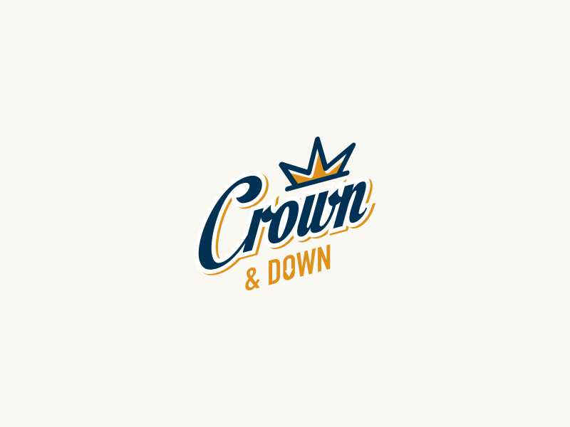 Crown & Down logo design by Gedibal