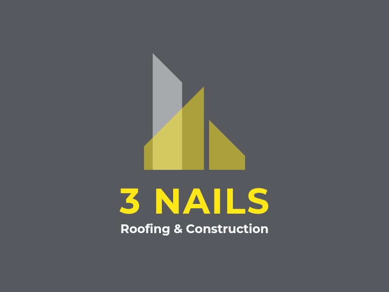 3 Nails Roofing & Construction logo design by Ssam
