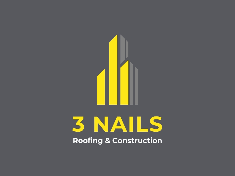 3 Nails Roofing & Construction logo design by Ssam