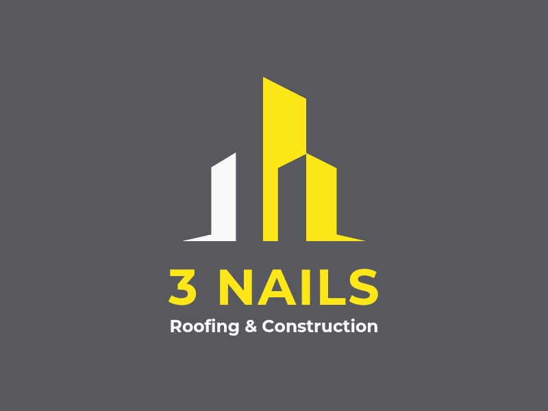 3 Nails Roofing & Construction logo design by Ssam
