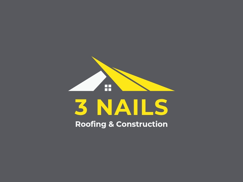 3 Nails Roofing & Construction logo design by Ssam