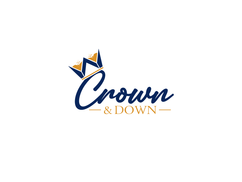 Crown & Down logo design by sanu