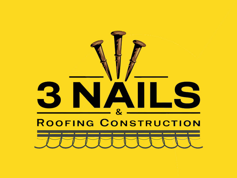 3 Nails Roofing & Construction logo design by navneet