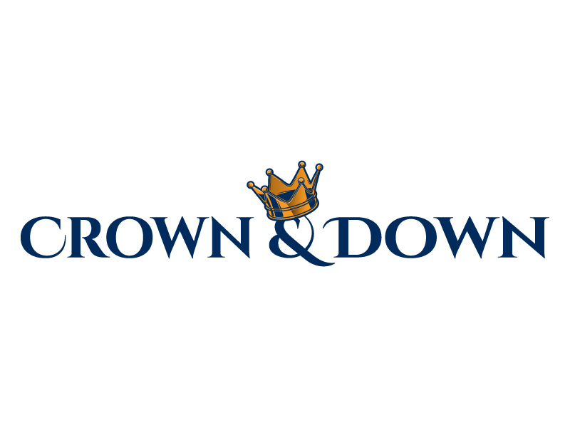 Crown & Down logo design by daywalker