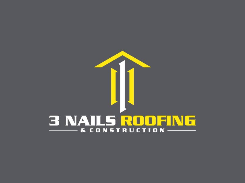 3 Nails Roofing & Construction logo design by udinjamal