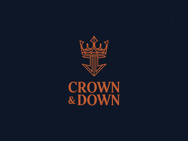 Crown & Down logo design by navneet
