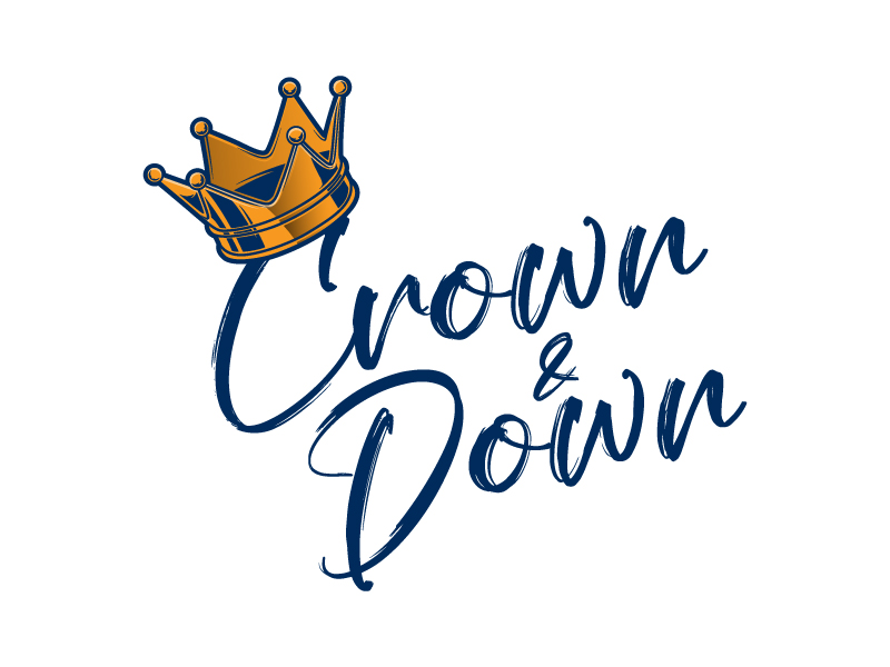 Crown & Down logo design by daywalker