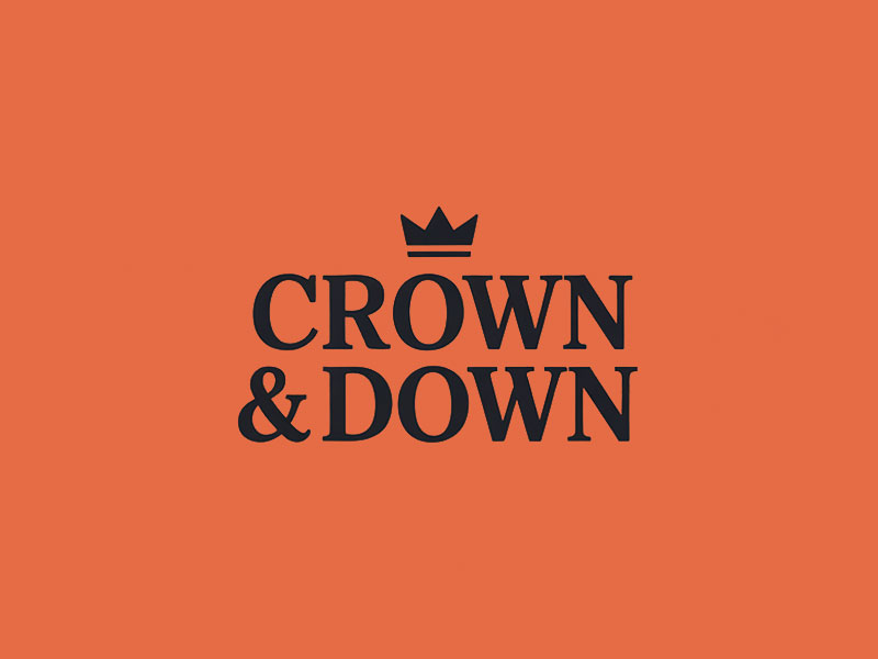 Crown & Down logo design by navneet