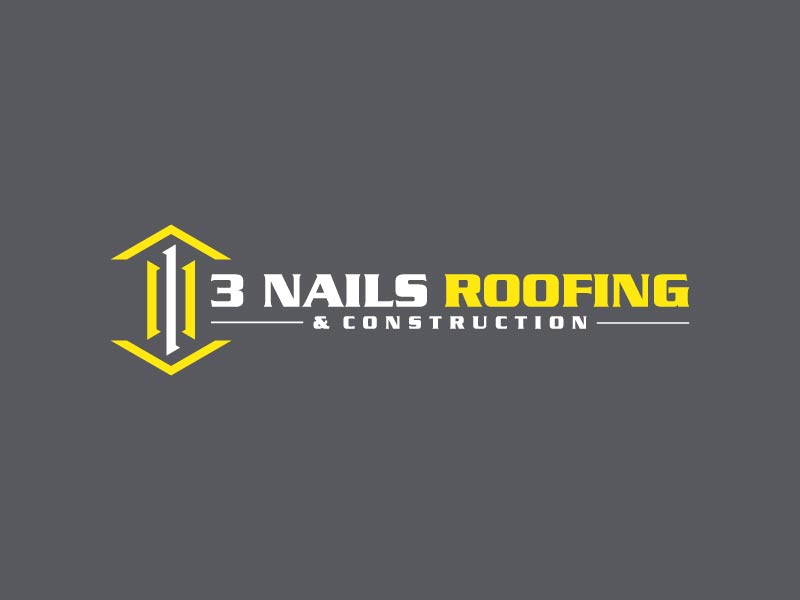 3 Nails Roofing & Construction logo design by udinjamal