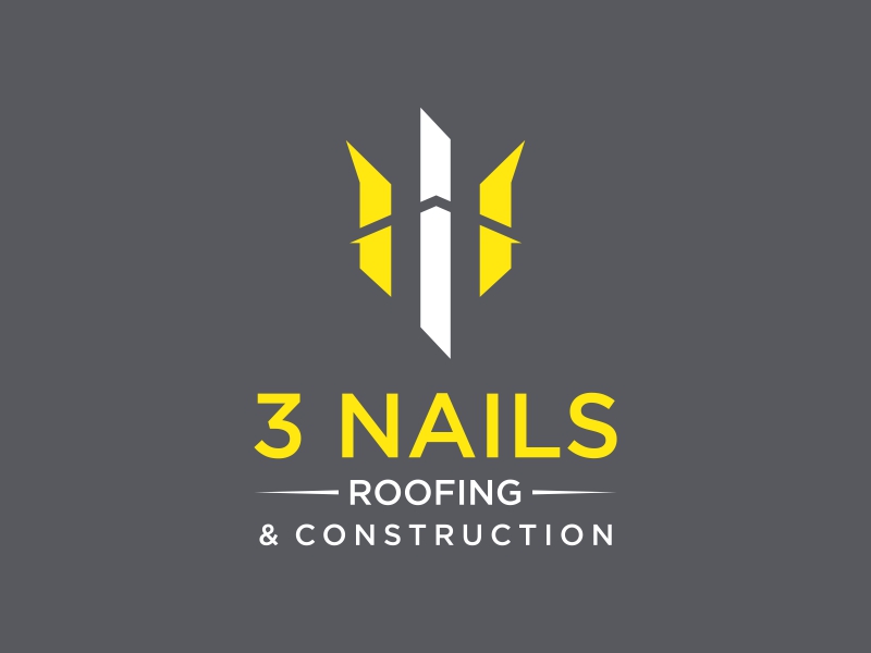 3 Nails Roofing & Construction logo design by perkasa