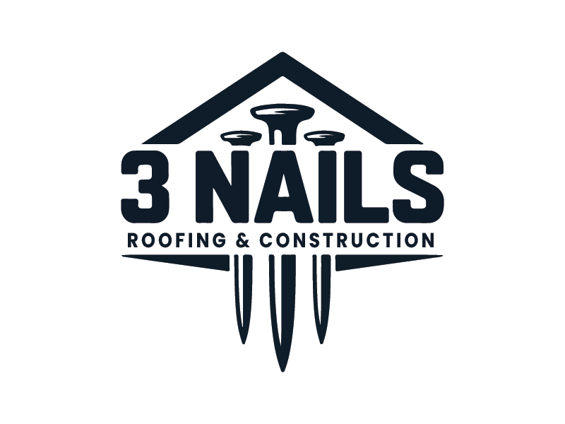 3 Nails Roofing & Construction logo design by oindrila chakraborty