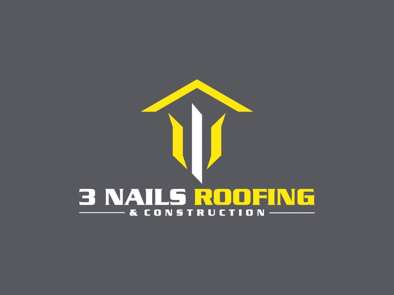 3 Nails Roofing & Construction logo design by udinjamal