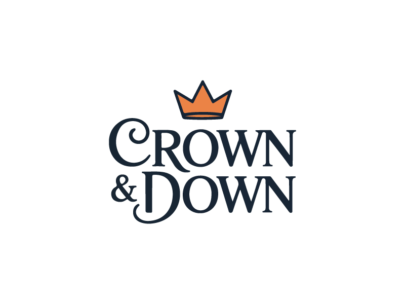 Crown & Down logo design by oindrila chakraborty