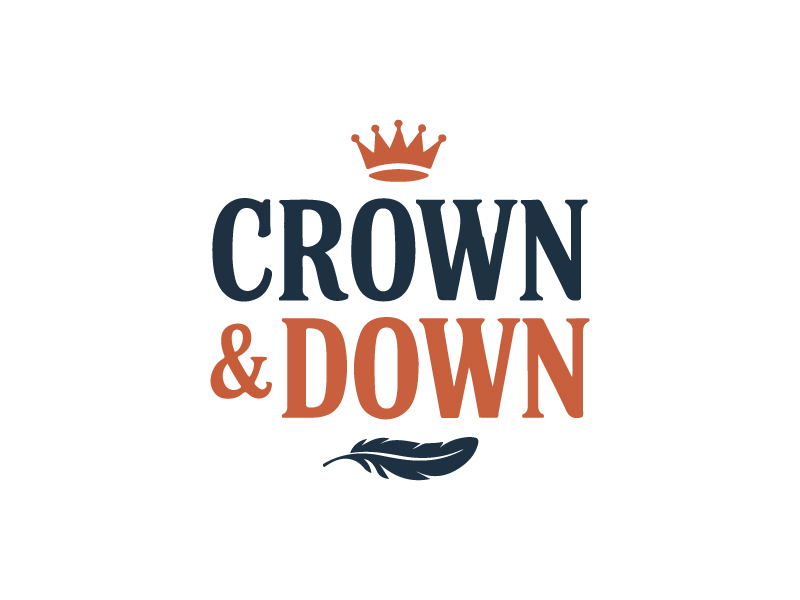 Crown & Down logo design by oindrila chakraborty