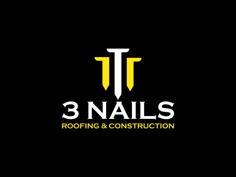 3 Nails Roofing & Construction logo design by Asani Chie
