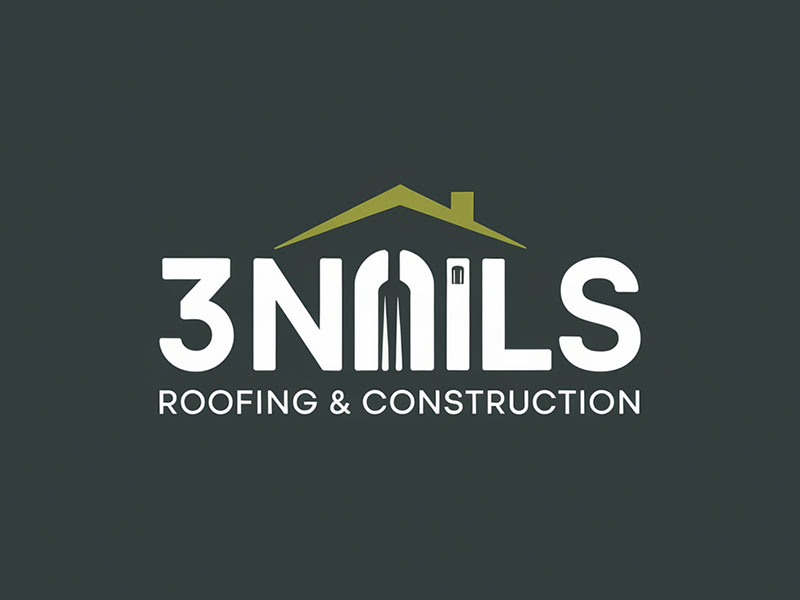 3 Nails Roofing & Construction logo design by IamSoya