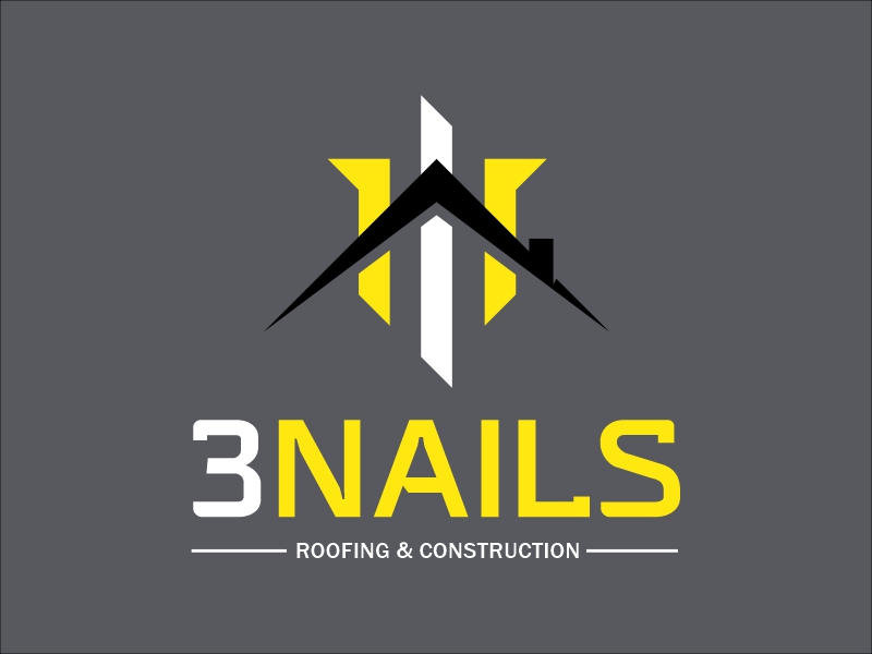 3 Nails Roofing & Construction logo design by Marzuan