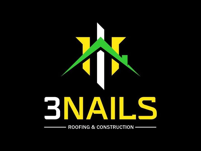 3 Nails Roofing & Construction logo design by Marzuan