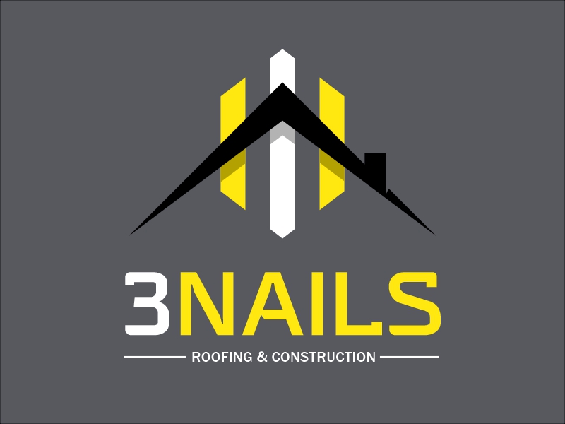 3 Nails Roofing & Construction logo design by Marzuan