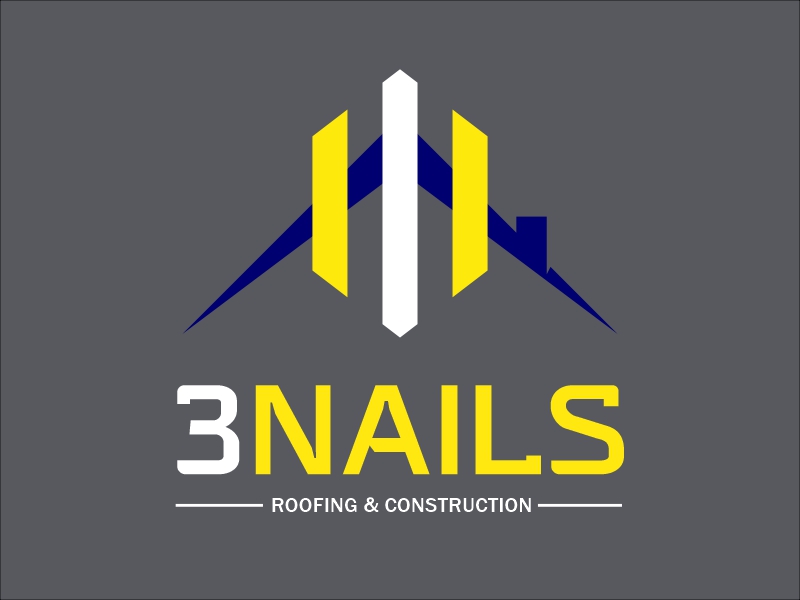 3 Nails Roofing & Construction logo design by Marzuan