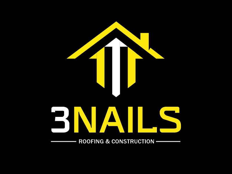 3 Nails Roofing & Construction logo design by Marzuan