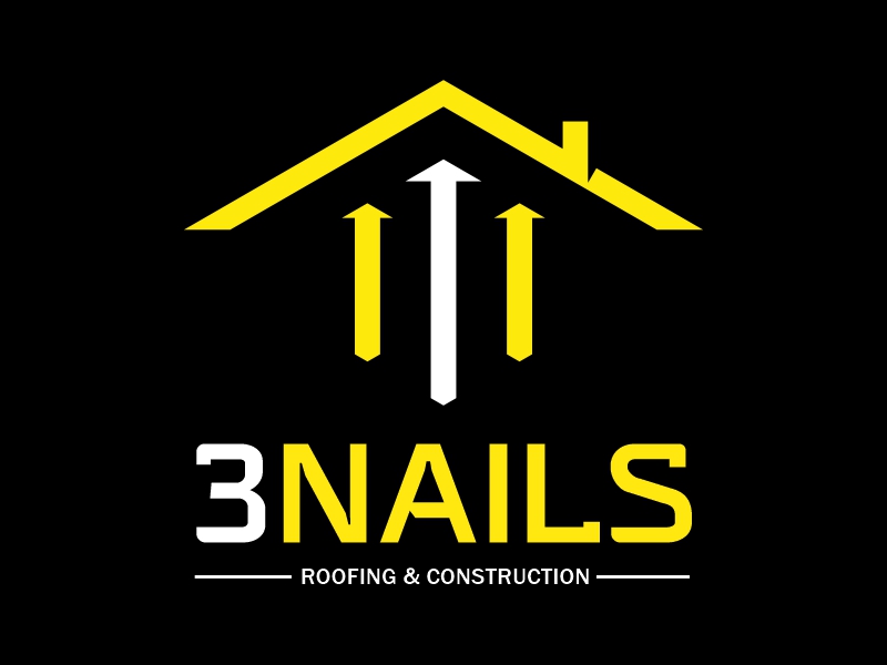 3 Nails Roofing & Construction logo design by Marzuan