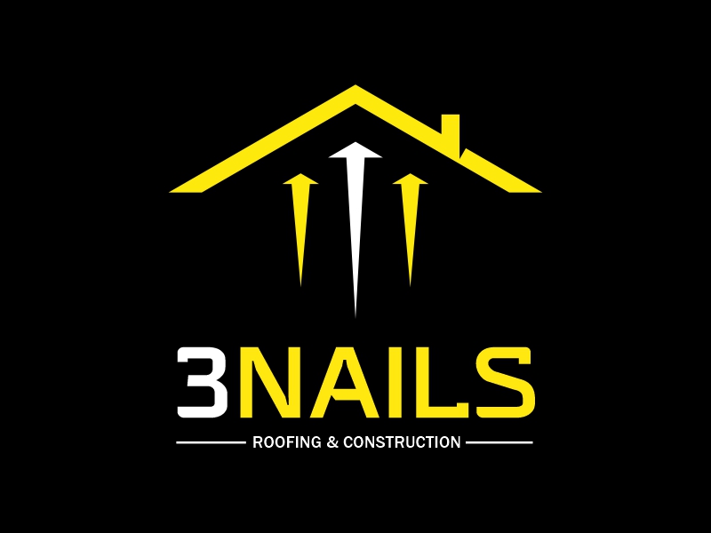 3 Nails Roofing & Construction logo design by Marzuan