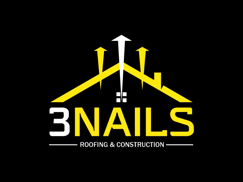 3 Nails Roofing & Construction logo design by Marzuan