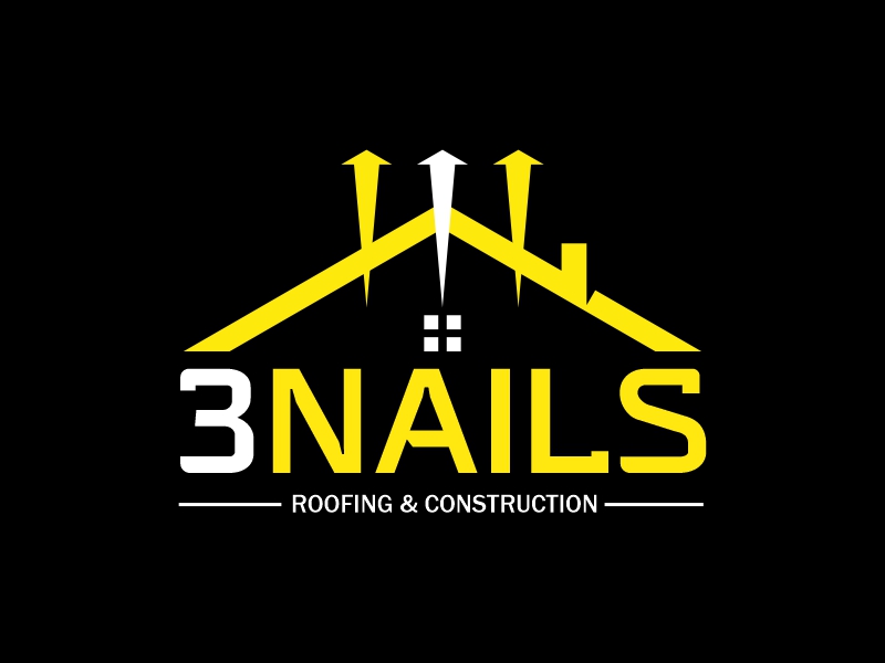 3 Nails Roofing & Construction logo design by Marzuan