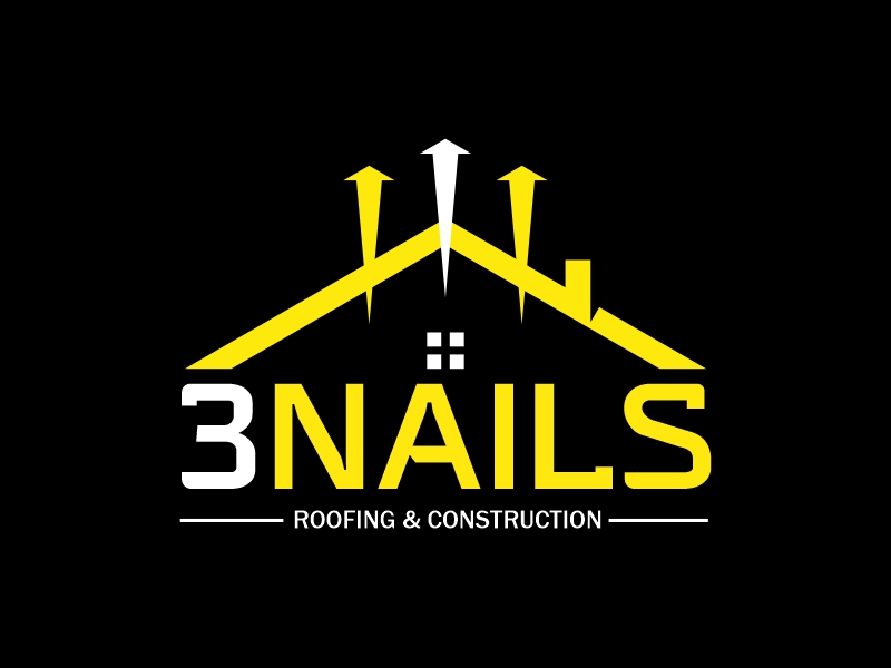 3 Nails Roofing & Construction logo design by Marzuan