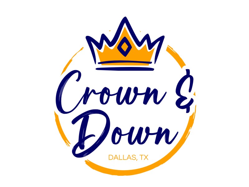 Crown & Down logo design by coco