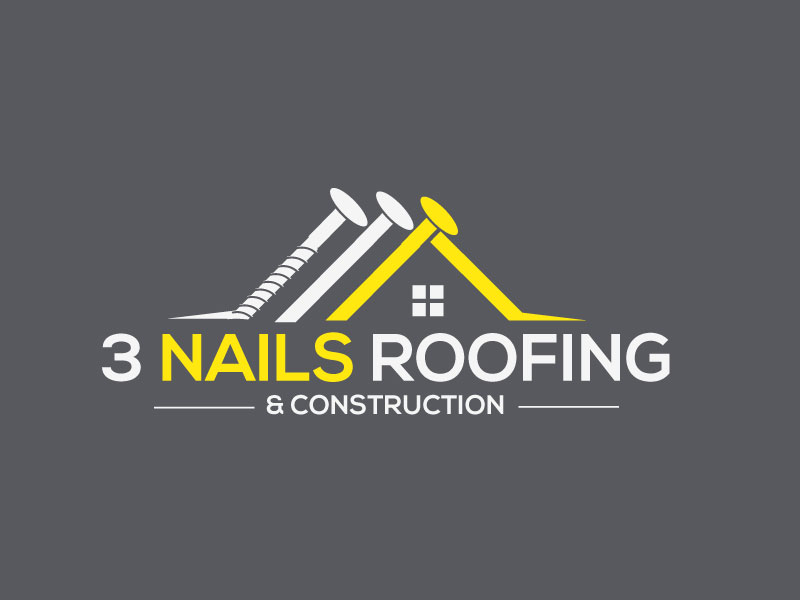 3 Nails Roofing & Construction logo design by Avijit