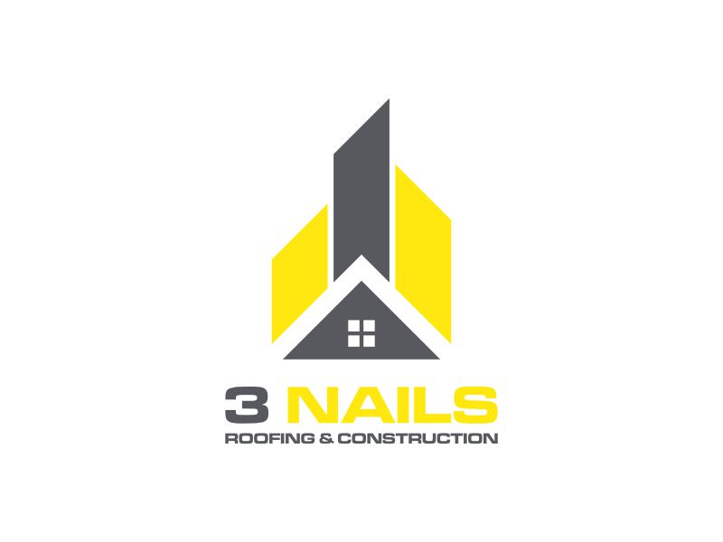 3 Nails Roofing & Construction logo design by veter