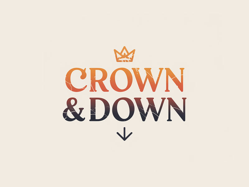 Crown & Down logo design by navneet