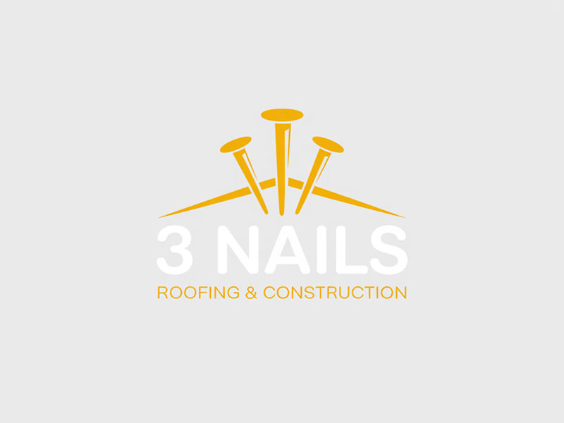 3 Nails Roofing & Construction logo design by navneet