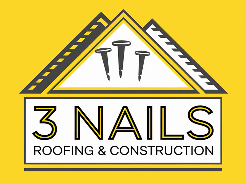 3 Nails Roofing & Construction logo design by navneet