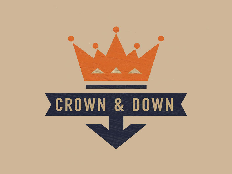 Crown & Down logo design by navneet