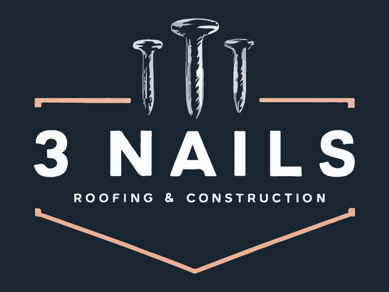 3 Nails Roofing & Construction logo design by Rahul Biswas