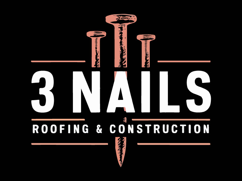 3 Nails Roofing & Construction logo design by Rahul Biswas