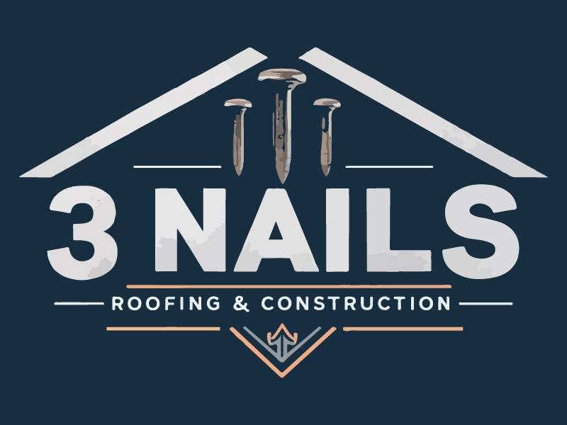 3 Nails Roofing & Construction logo design by Rahul Biswas